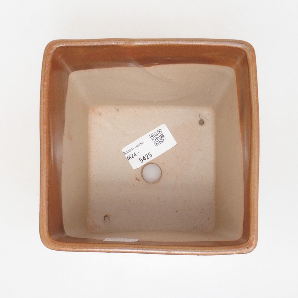 Ciotola bonsai in ceramica 13 x 13 x 13,5 cm, marrone