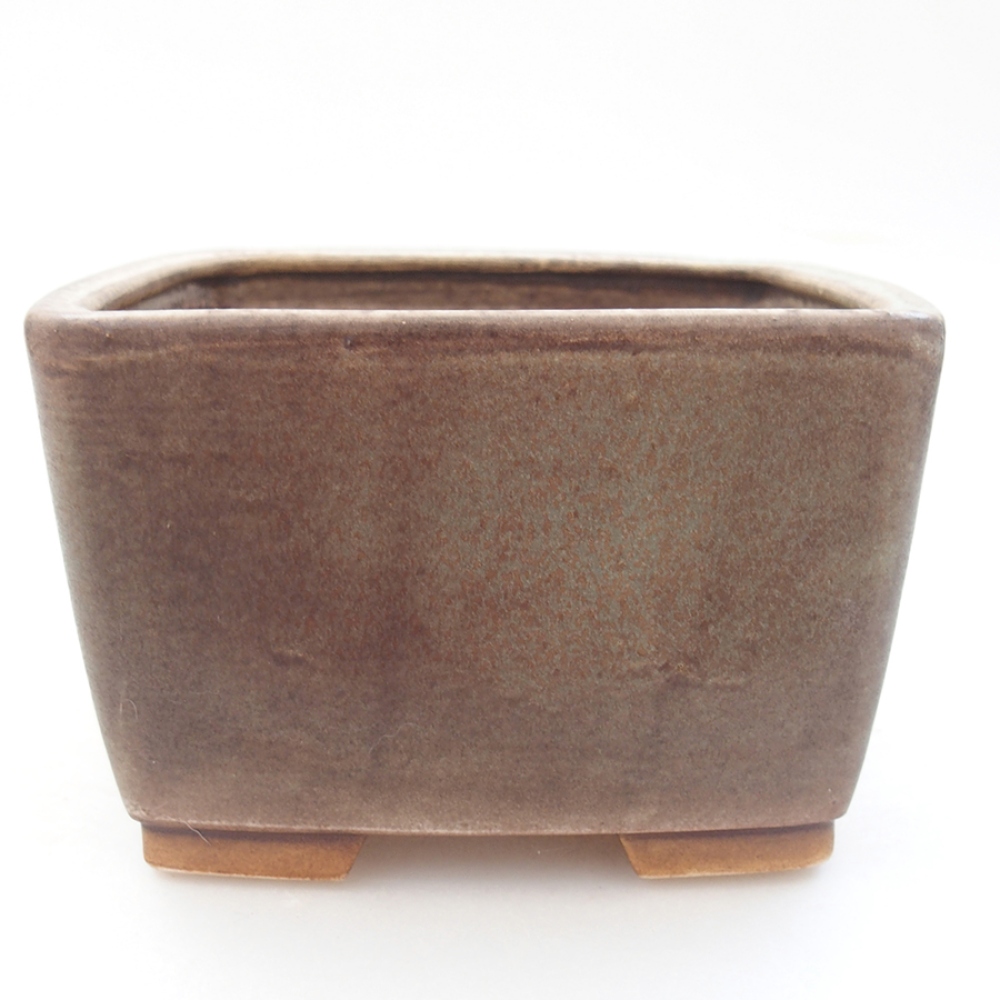 Ciotola bonsai in ceramica 13 x 13 x 8 cm, verde