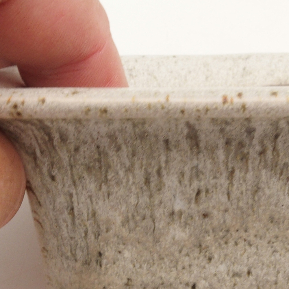 Ciotola per bonsai H11 - 11,5 x 10 x 4 cm - beige