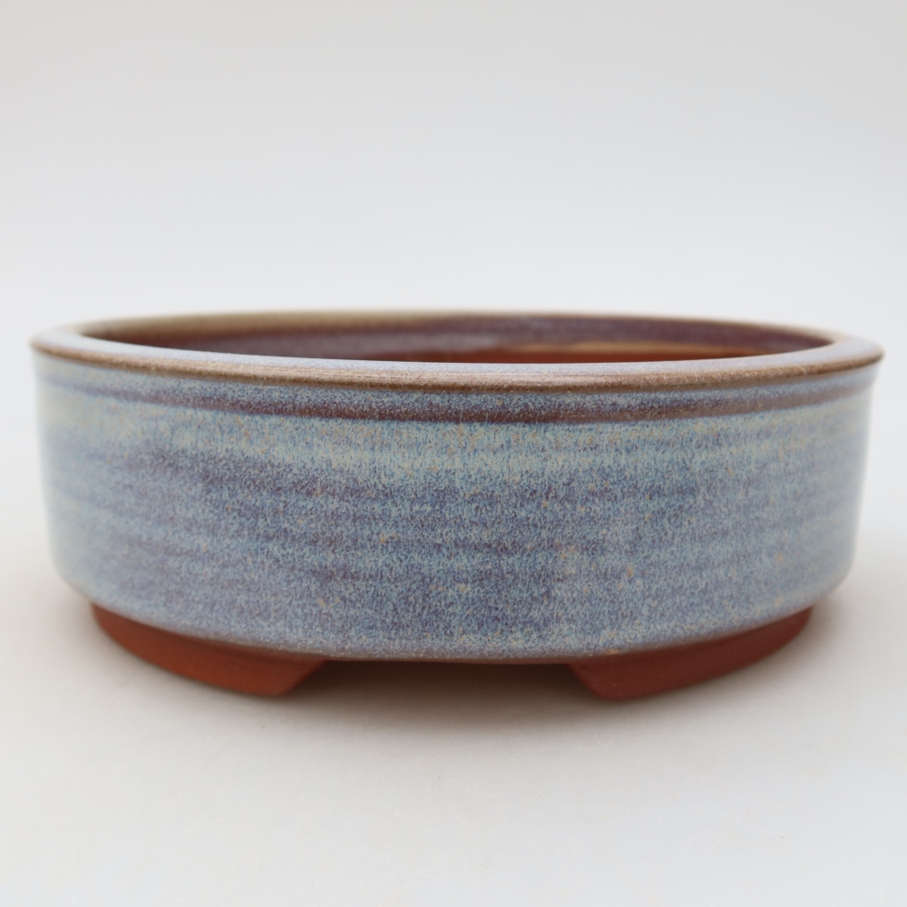 Ciotola bonsai in ceramica 16 x 16 x 5 cm, colore blu