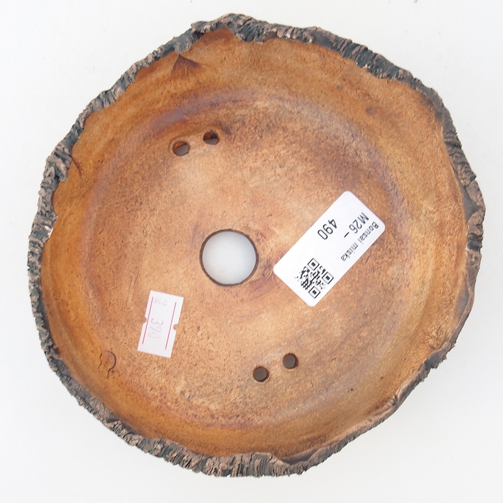 Ciotola bonsai in ceramica 13 x 13 x 6 cm, verde