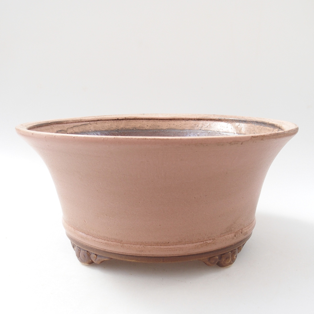 Ciotola bonsai in ceramica 24 x 24 x 11,5 cm, rosa