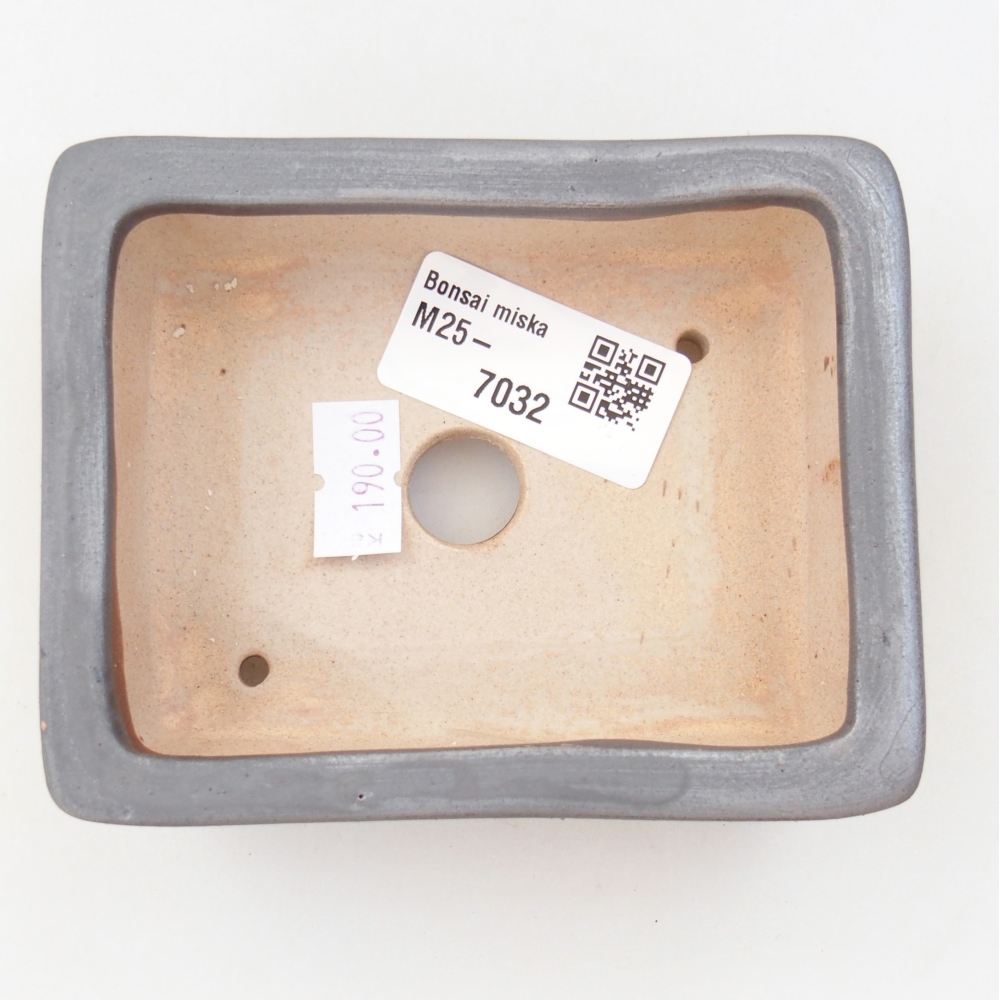 Ciotola bonsai in ceramica 26 x 26 x 8 cm, colore rosso