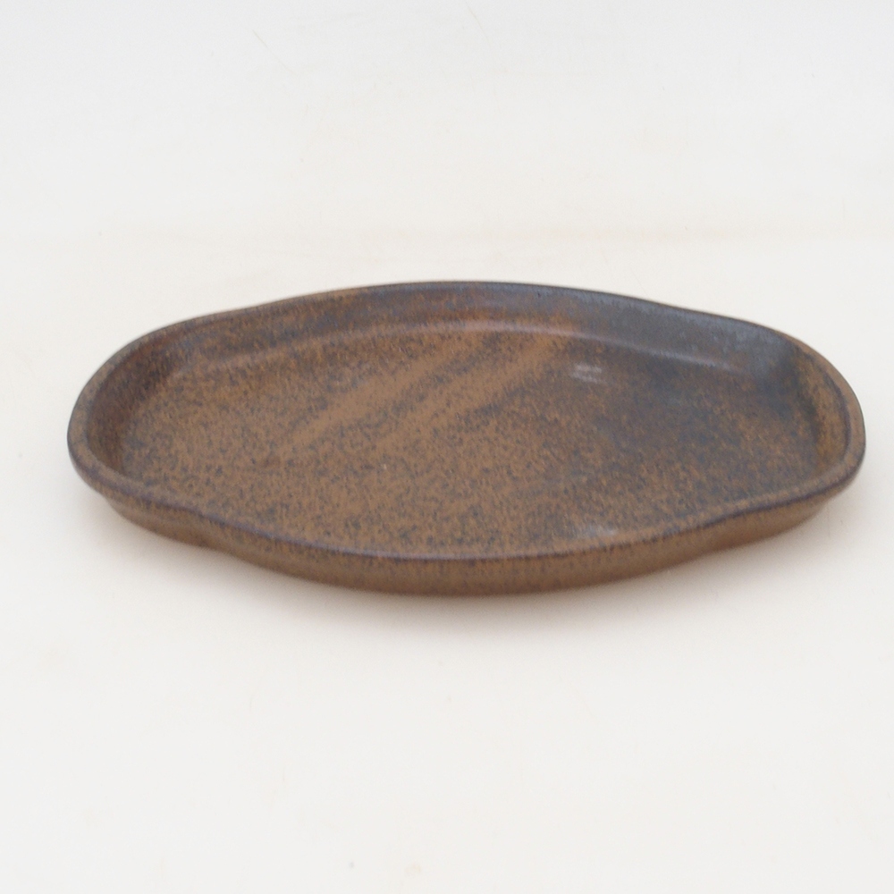 Ciotola in ceramica H02 - 17,5 x 12 x 1 cm - marrone