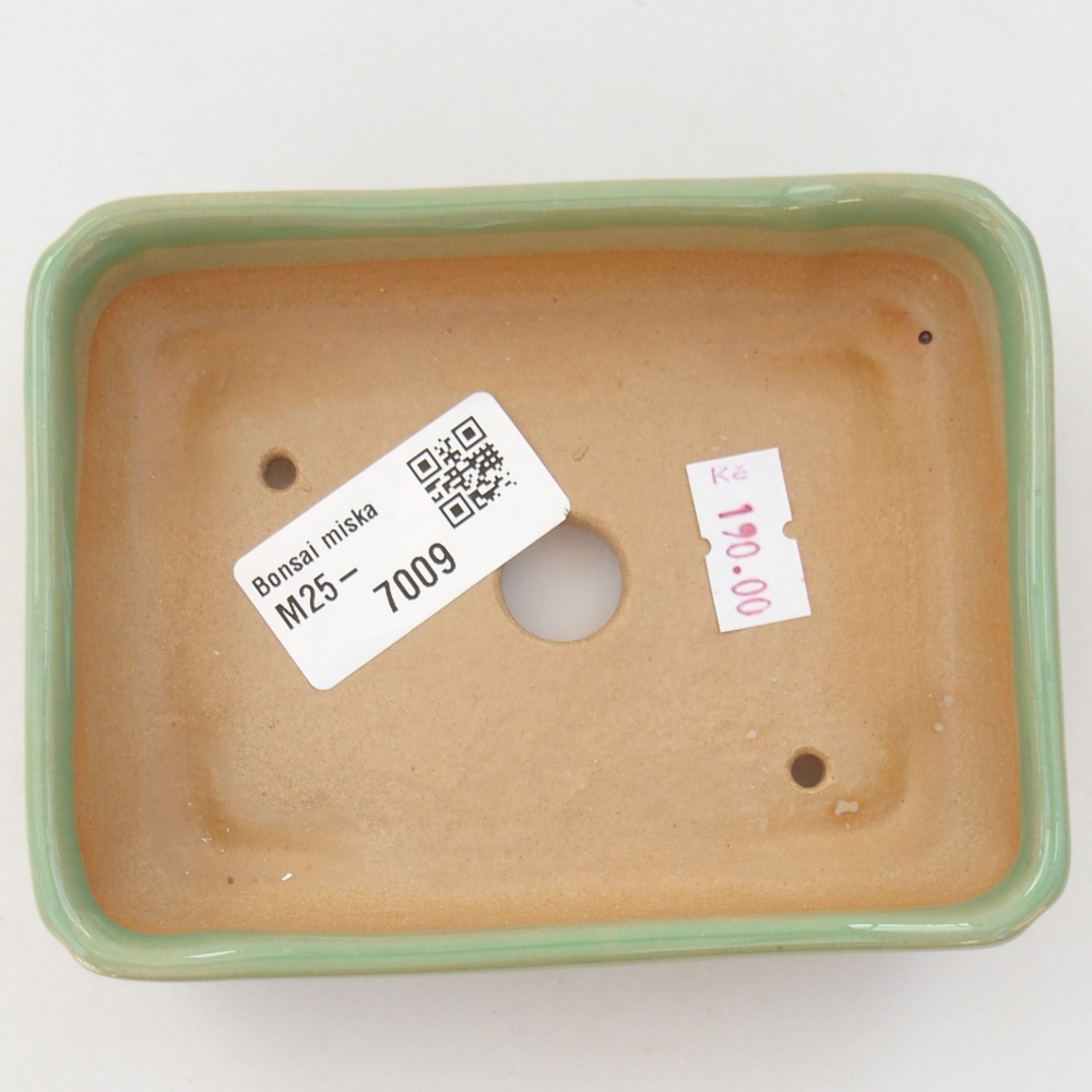 Ciotola bonsai in ceramica 26 x 26 x 8 cm, colore rosso