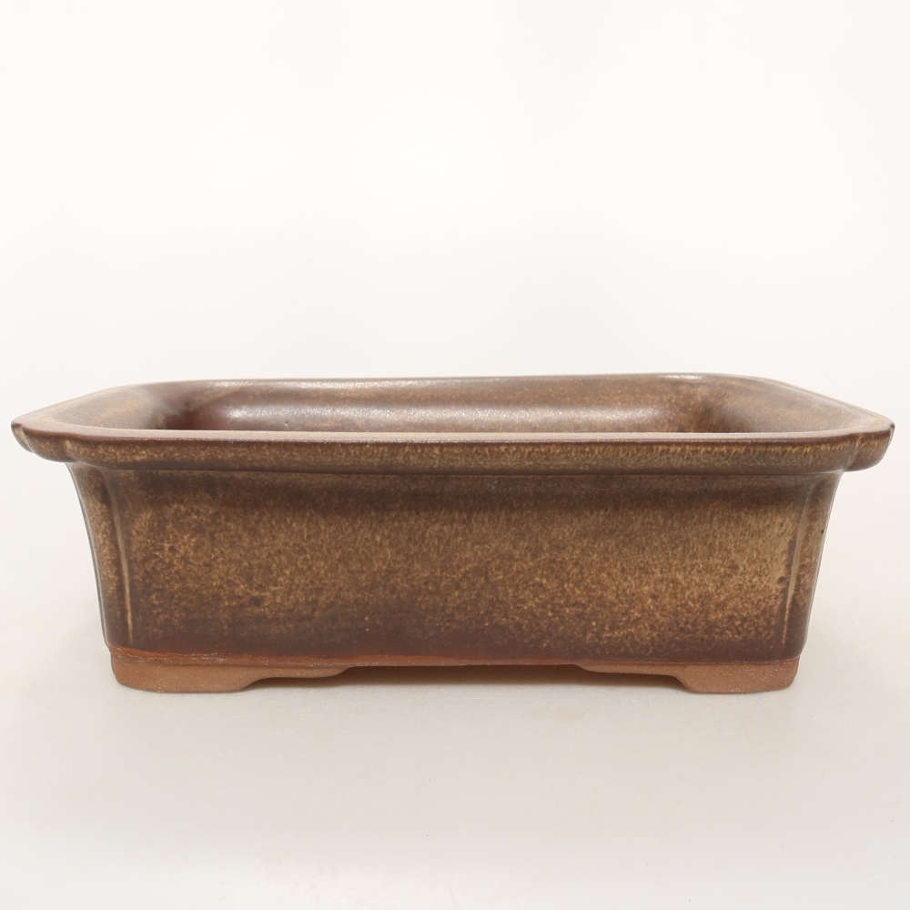 Ciotola in ceramica  20 x 15,5 x 6 cm, colore marrone