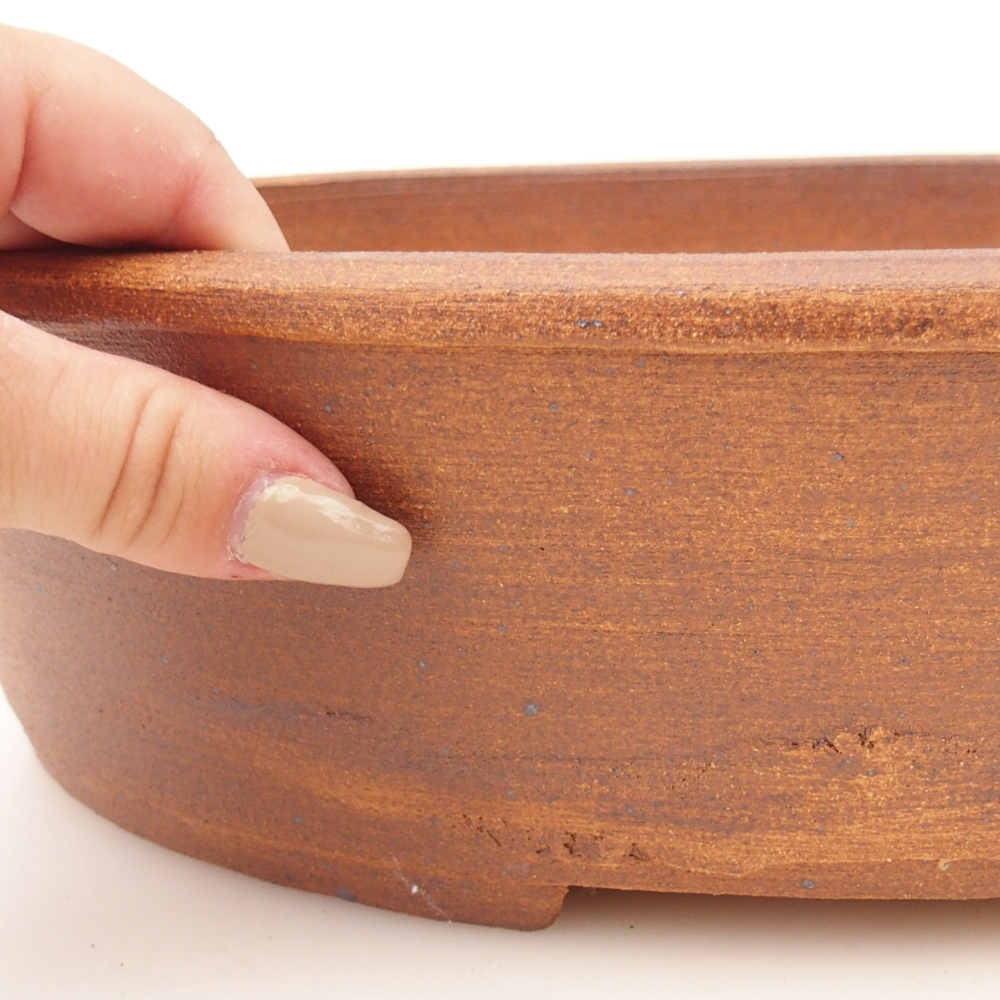 Ciotola per bonsai 32,5 x 26 x 9 cm , colore marrone