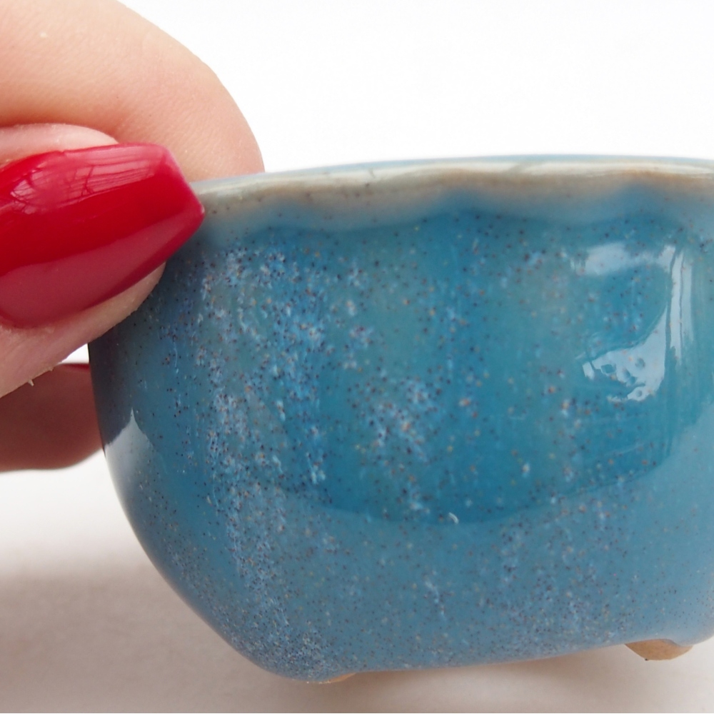 Ciotola bonsai in ceramica 26 x 26 x 8 cm, colore rosso