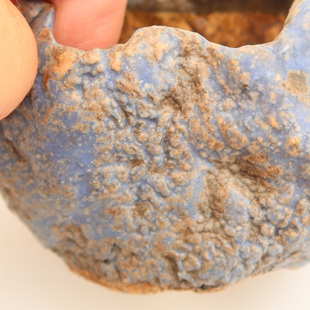 Guscio in ceramica  5 x 5 x 6 cm, colore blu