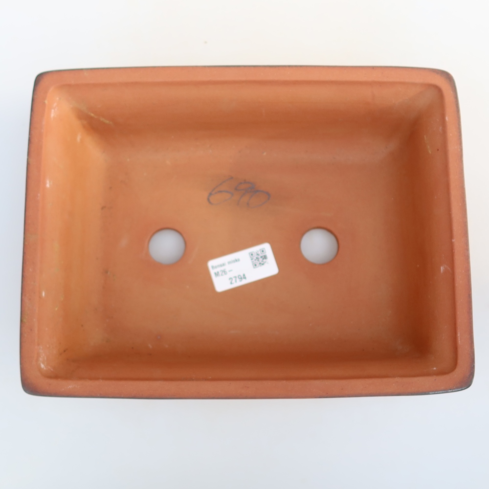 Ciotola in ceramica  24,5 x 19 x 7 cm, colore mattone