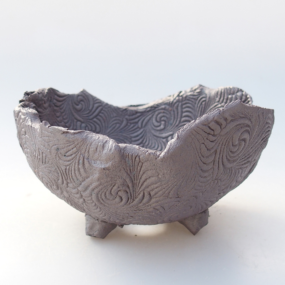 Conchiglia in ceramica 13,5 x 13 x 7 cm , colore metallizzato