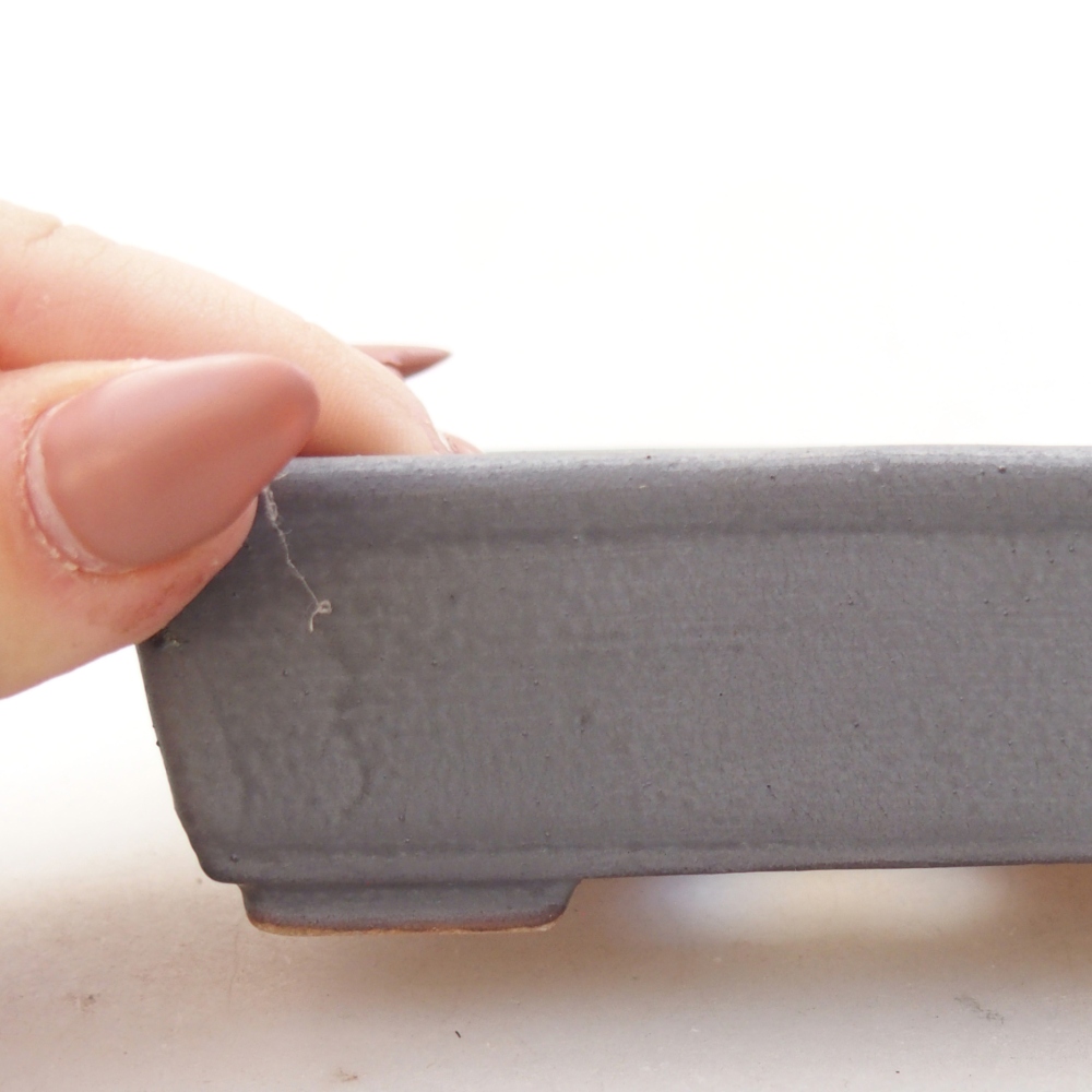 Ciotola bonsai in ceramica 26 x 26 x 8 cm, colore rosso