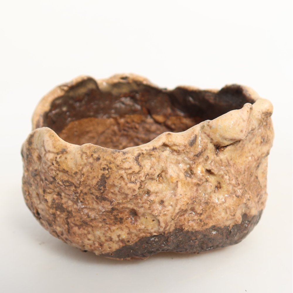 Guscio in ceramica  7,5 x 6,5 x 5 cm, colore marrone