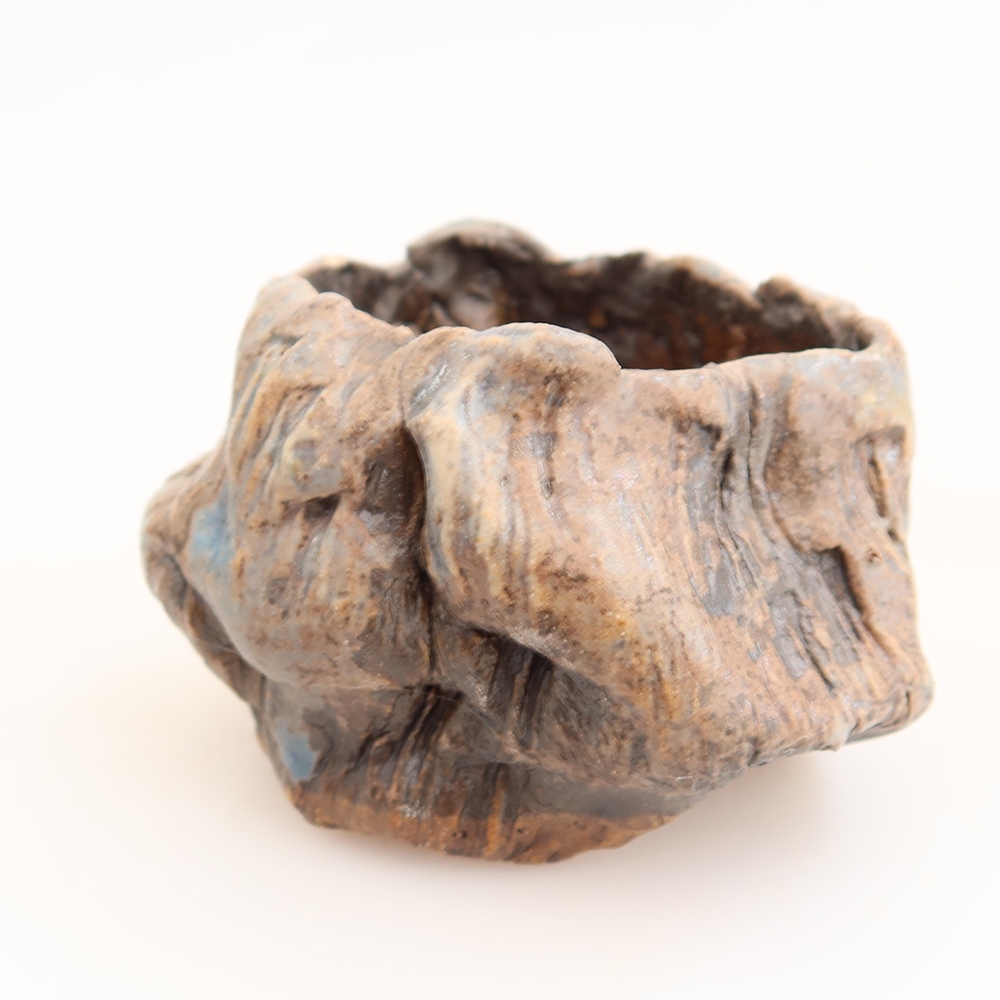 Guscio in ceramica  5 x 5 x 5,5 cm, colore blu