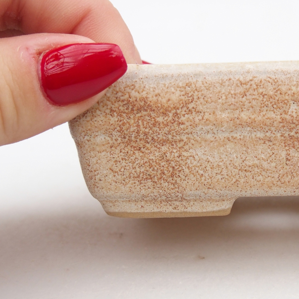 Ciotola bonsai in ceramica 26 x 26 x 8 cm, colore rosso