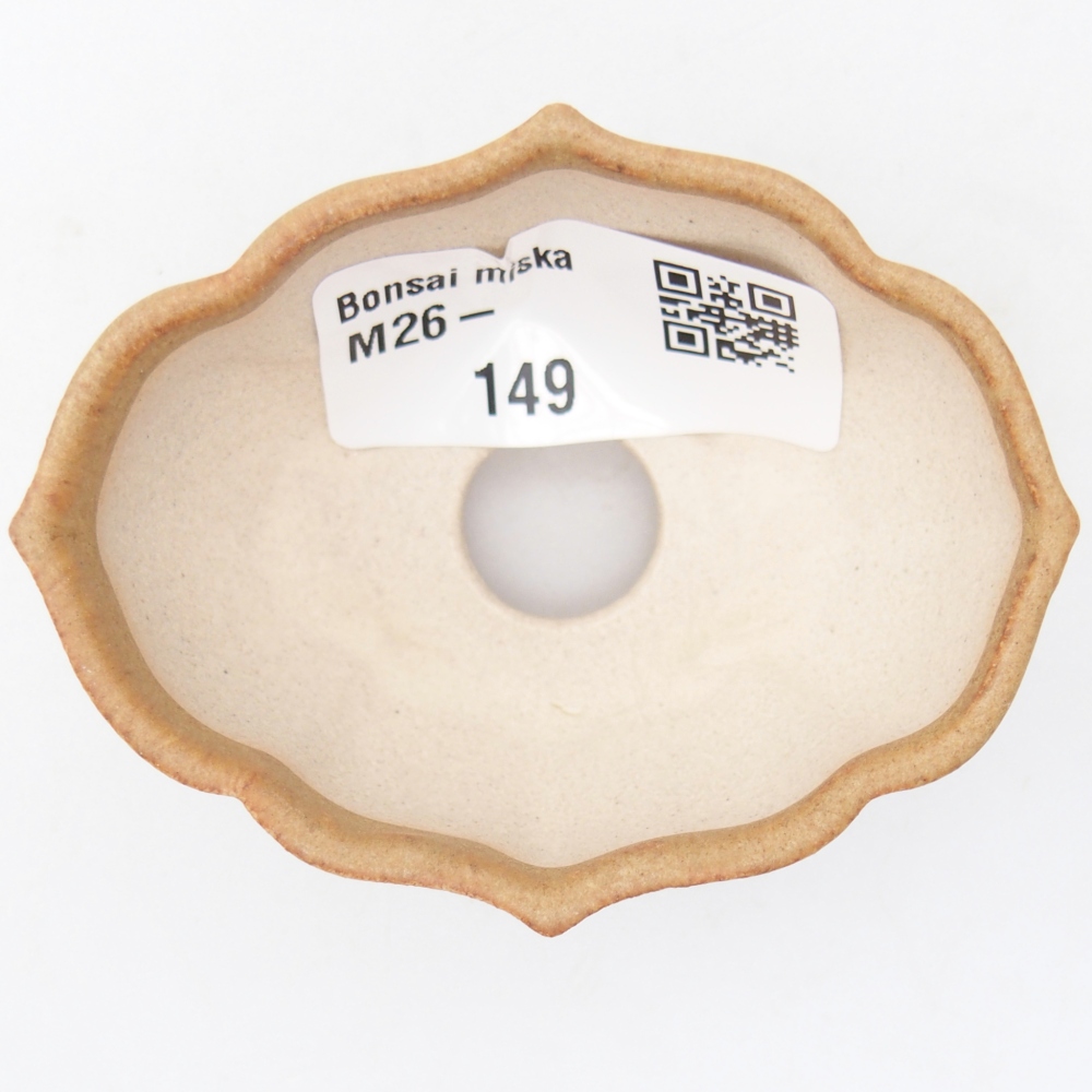 Ciotola per mini bonsai 7 x 5 x 3 cm, marrone
