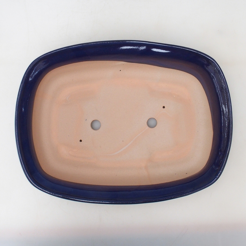 Ciotola per bonsai H10 - 37 x 28 x 9 cm - blu