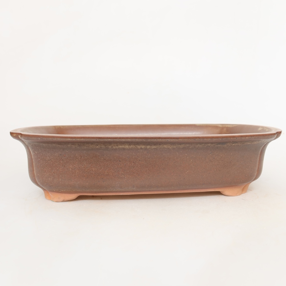 Ciotola in ceramica  24 x 17 x 6 cm, colore marrone