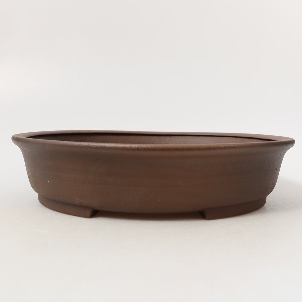 Vaso da bonsai in ceramica 21 x 19 x 5 cm, colore marrone