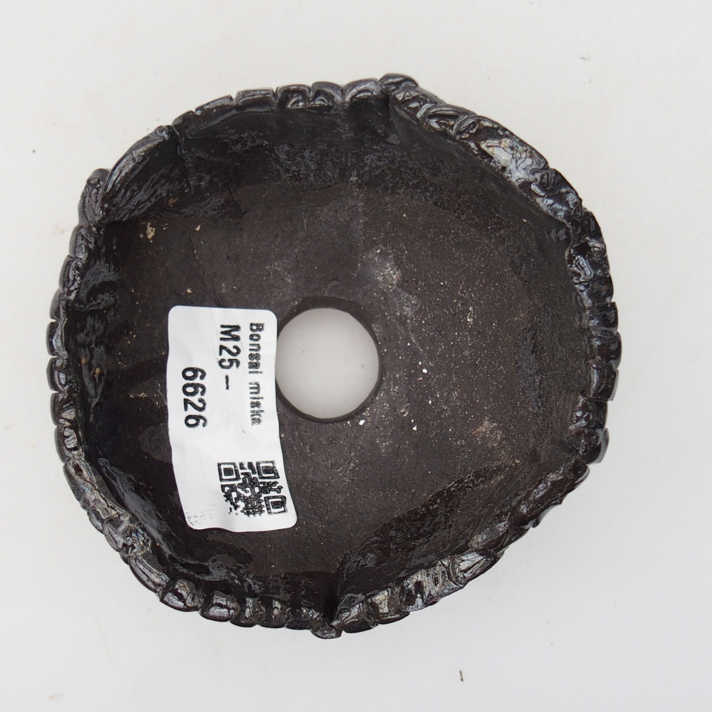 Conchiglia in ceramica 8,5 x 8 x 5 cm , colore nero