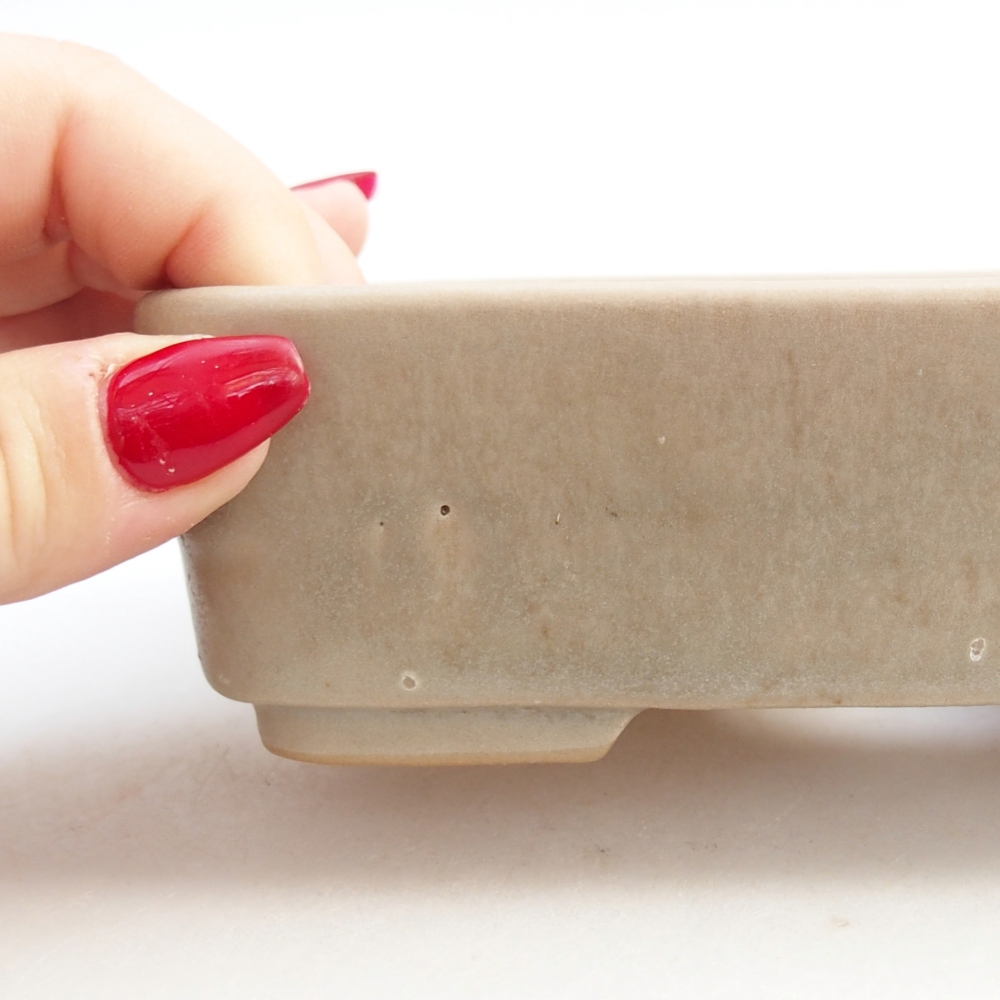 Ciotola bonsai in ceramica 26 x 26 x 8 cm, colore rosso