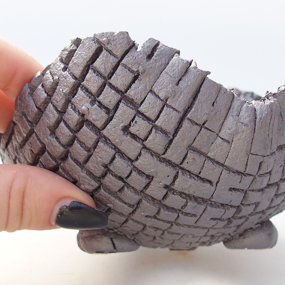 Conchiglia in ceramica 13 x 12,5 x 7,5 cm , colore metallizzato