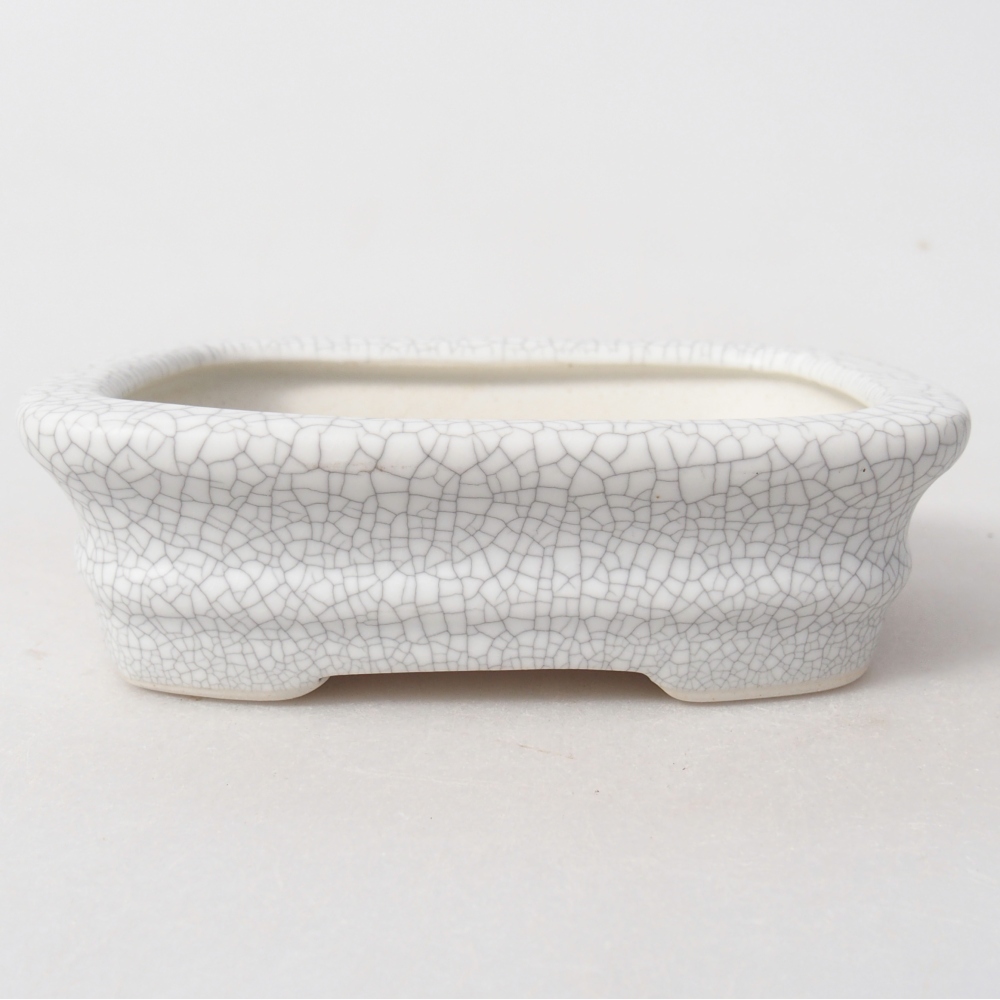 Ciotola bonsai in ceramica 11 x 11 x 7 cm, colore raku