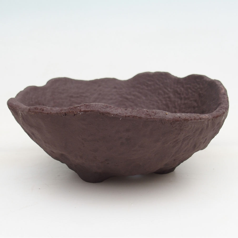 Conchiglia in ceramica 13 x 13 x 5,5 cm , colore marrone