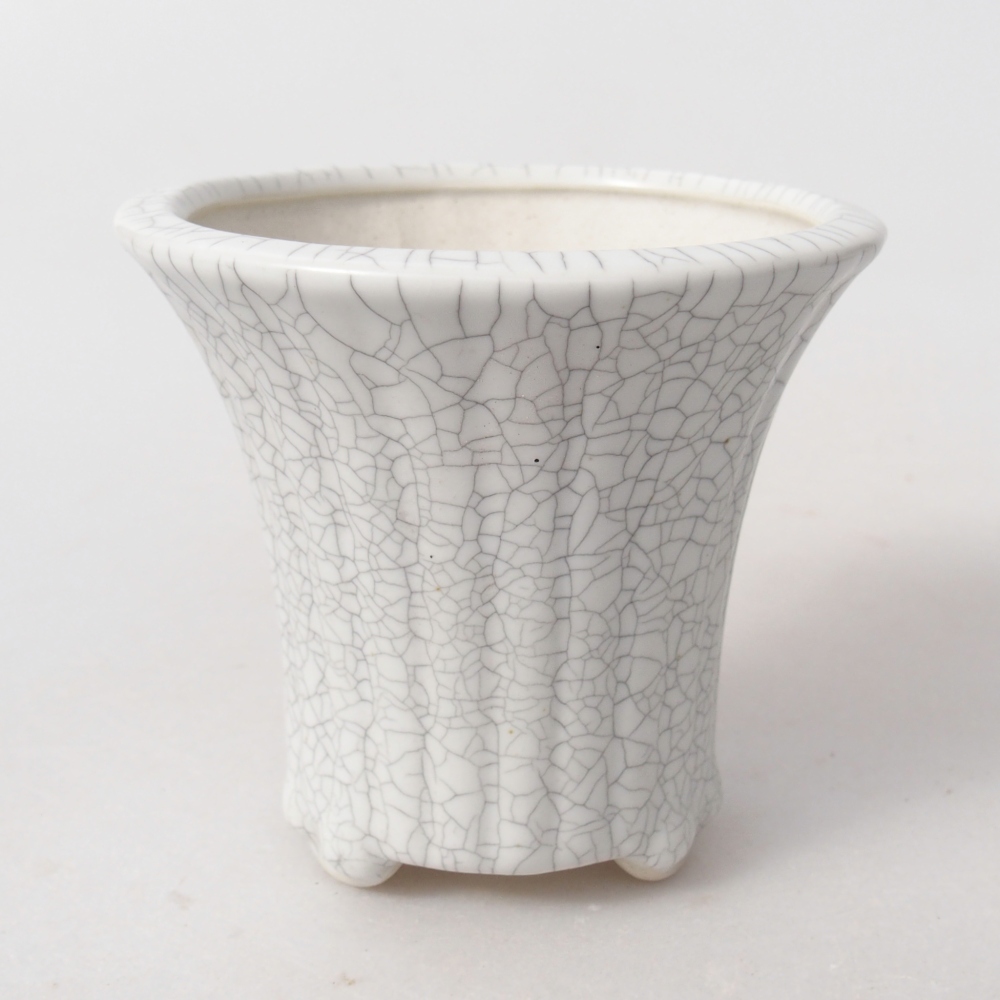 Ciotola bonsai in ceramica 9 x 9 x 8 cm, colore raku