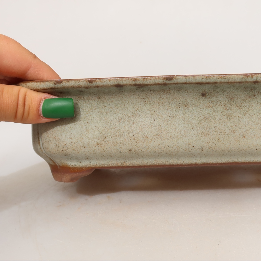 Ciotola in ceramica  24 x 17 x 6 cm, colore beige