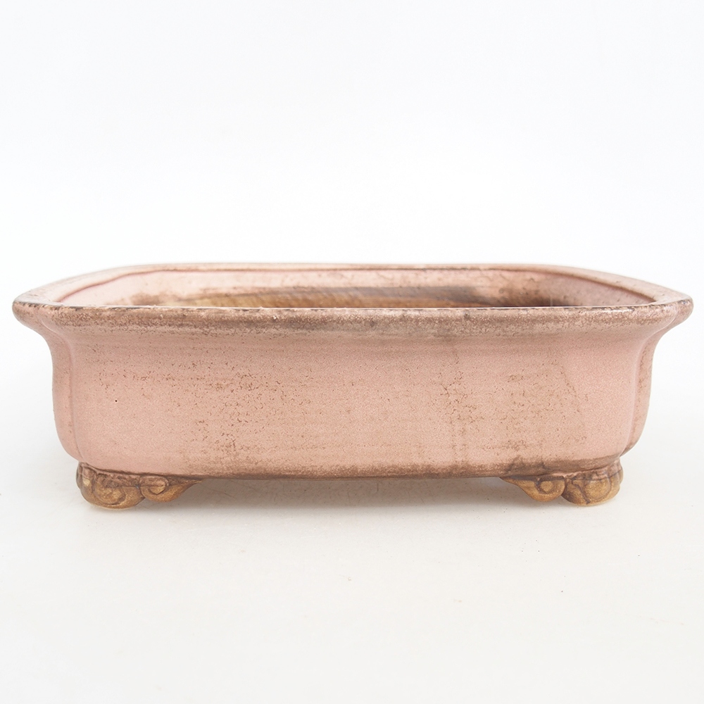Ciotola bonsai in ceramica 20 x 17 x 6 cm, rosa