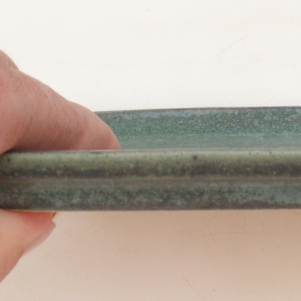 Ciotola in ceramica H50 - 18 x 13 x 1 cm - verde