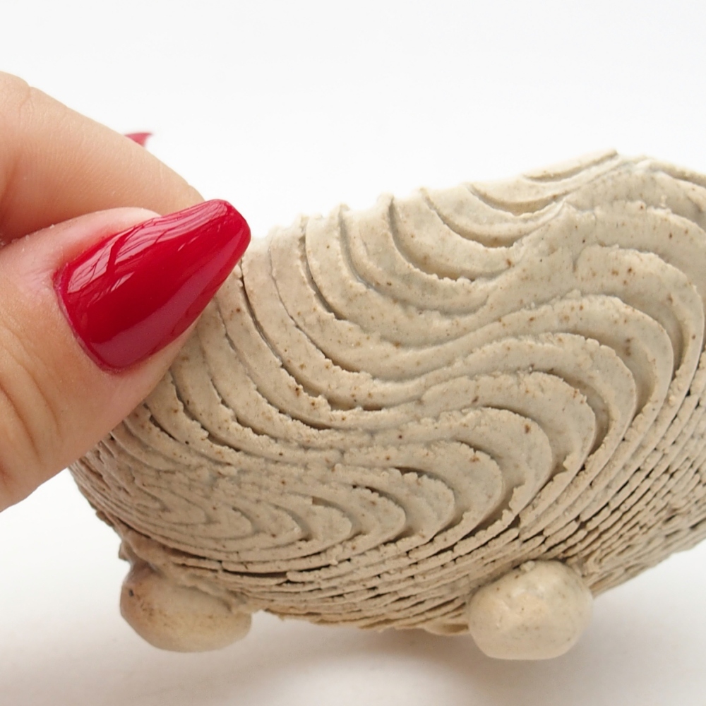 Conchiglia in ceramica 9 x 8,5 x 5 cm , colore beige