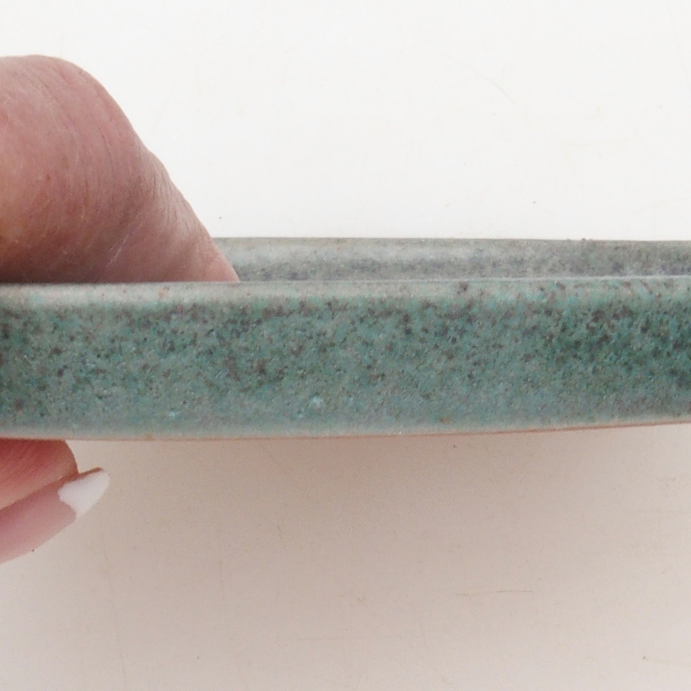 Console bonsai rotonda D6-L - 13,5 x 13,5 x 1 cm - verde