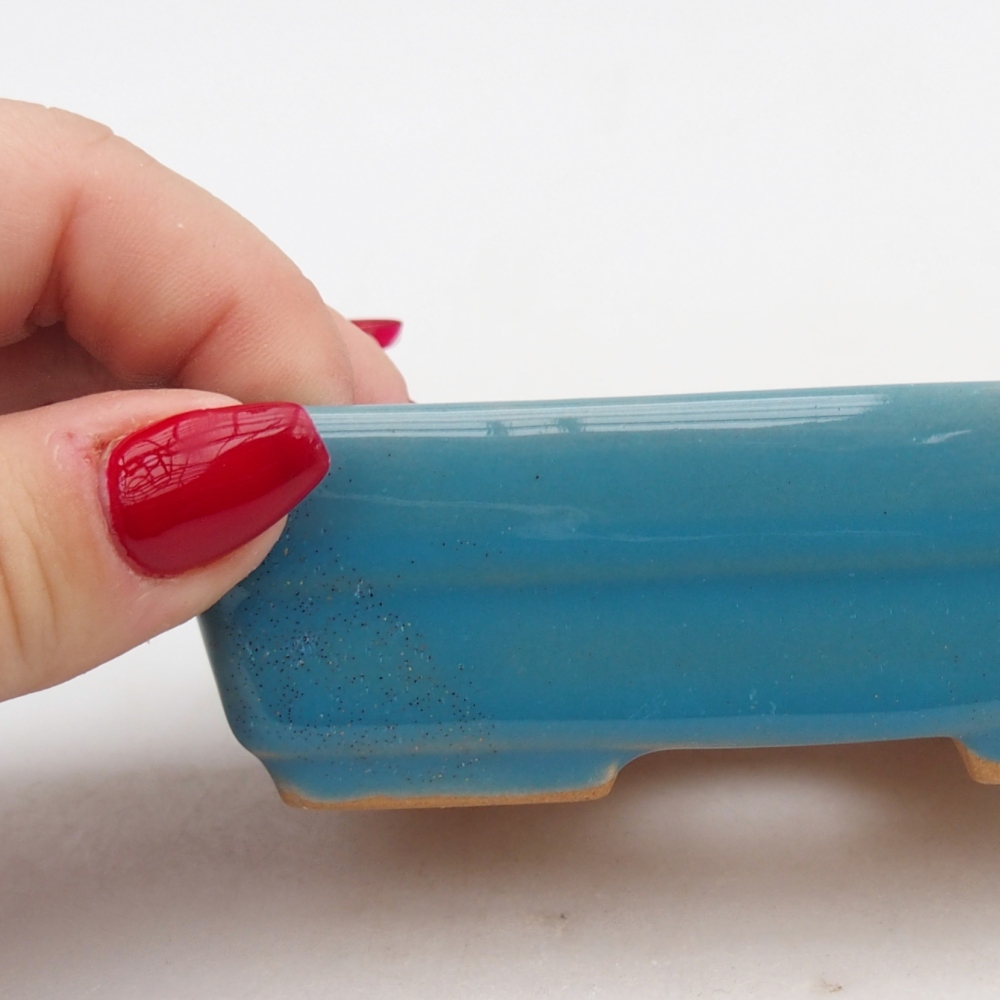 Ciotola bonsai in ceramica 26 x 26 x 8 cm, colore rosso