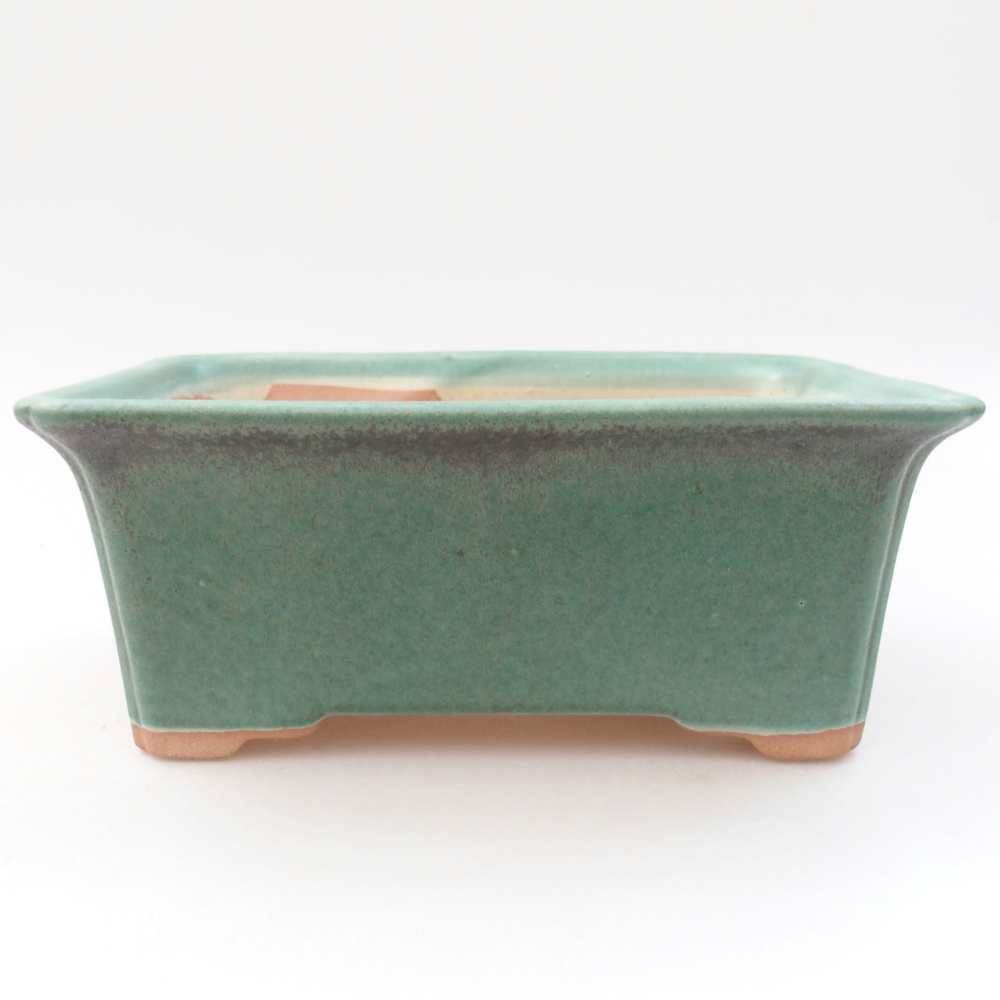 Ciotola bonsai in ceramica 22 x 17 x 5 cm, verde