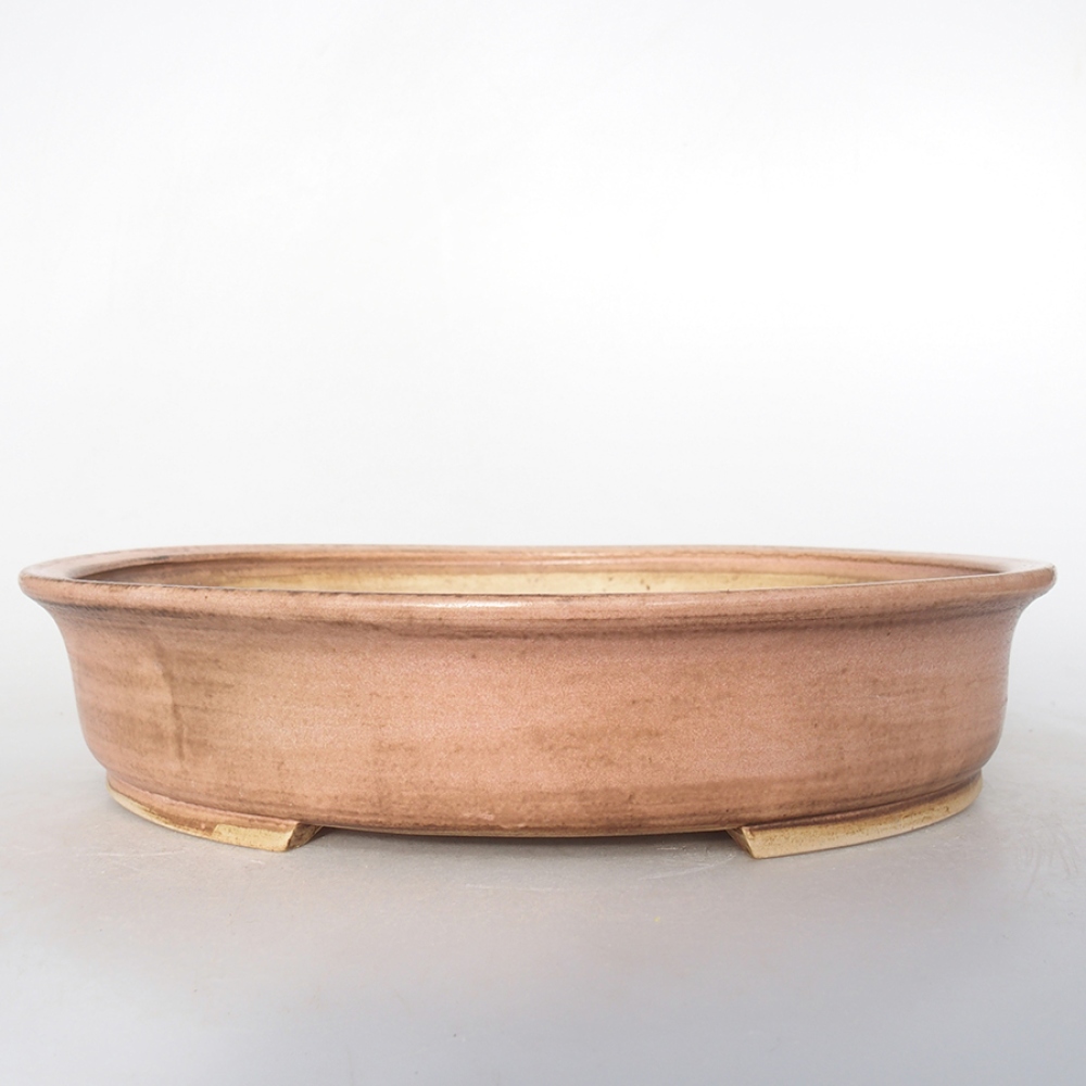 Ciotola bonsai in ceramica 28 x 24 x 6 cm, rosa