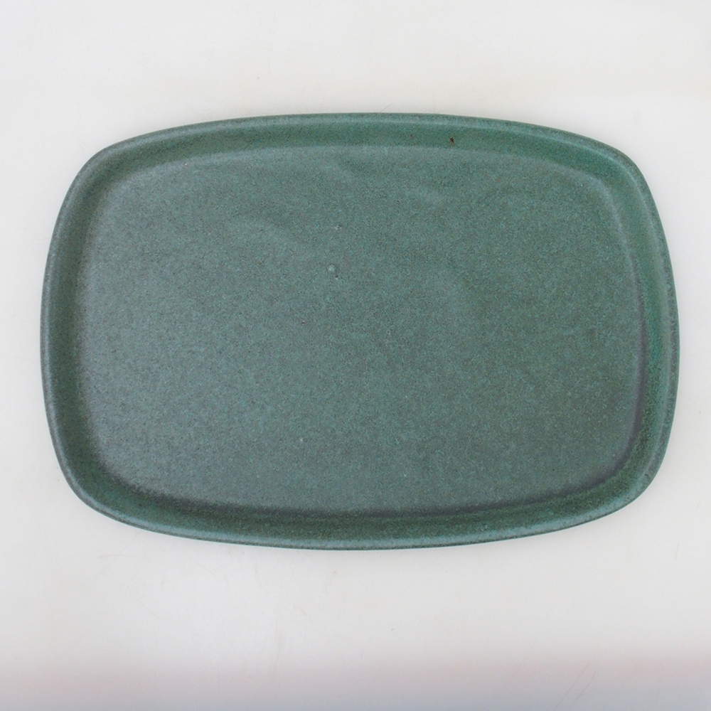 Ciotola bonsai + piattino H09 - 30 x 23 x 7,5 cm - verde