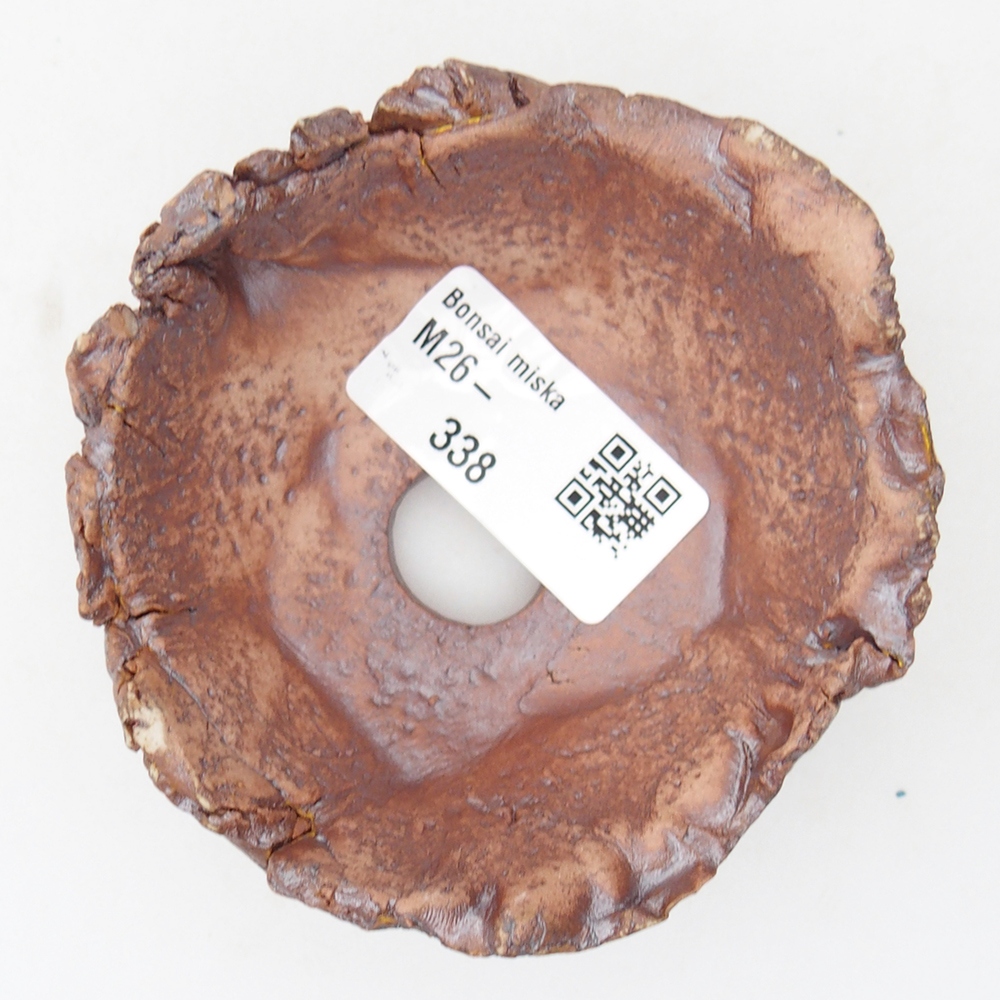 Conchiglia in ceramica 9 x 8,5 x 4,5 cm , colore marrone