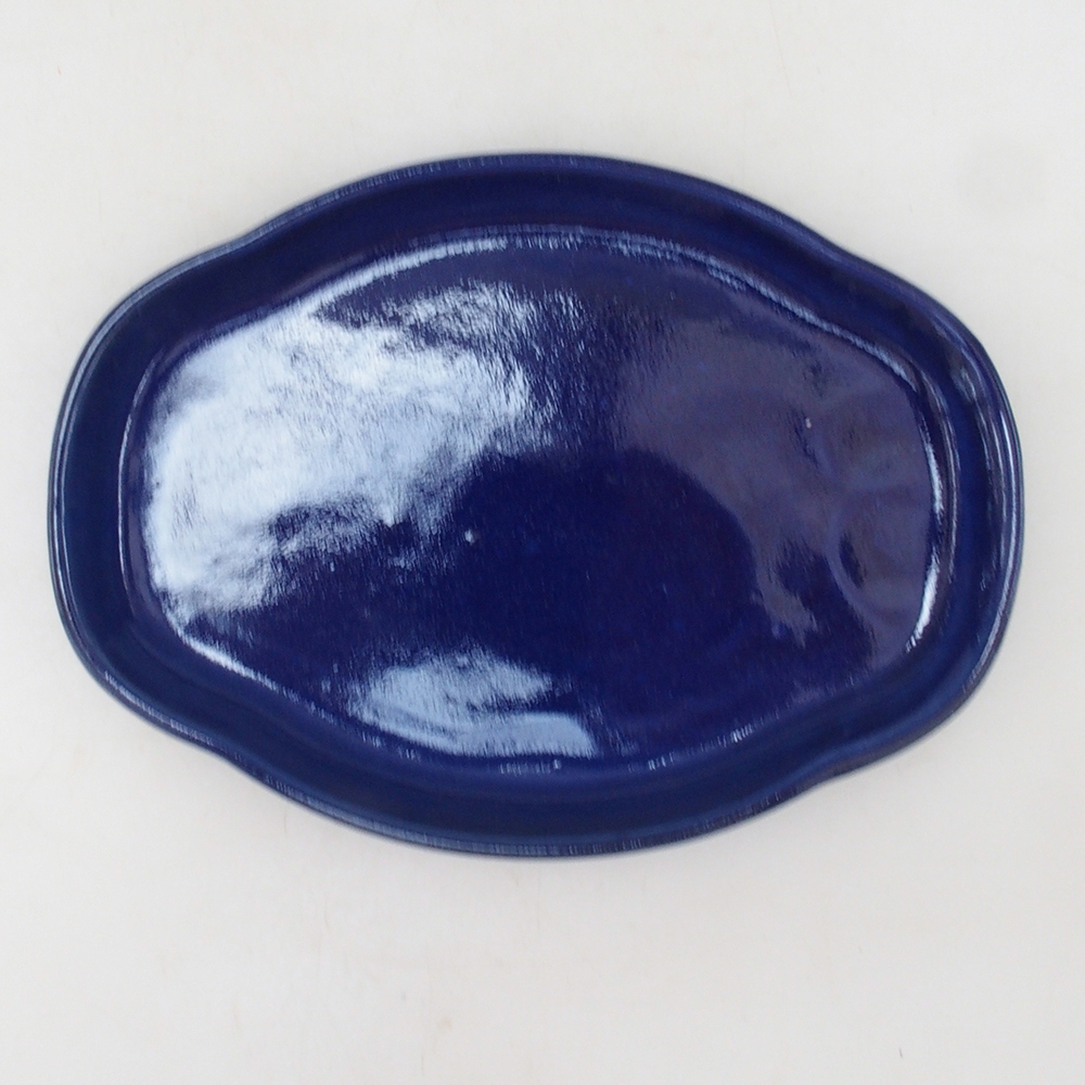 Ciotola in ceramica H75 - 18,5 x 13 x 1,5 cm - blu