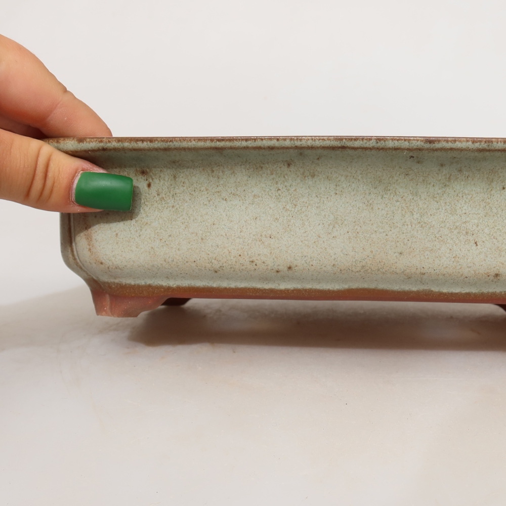 Ciotola in ceramica  24 x 17 x 6 cm, colore beige