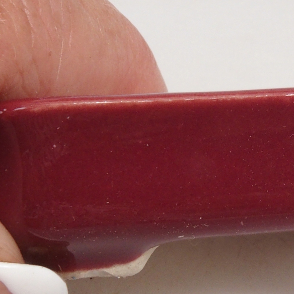 Ciotola mini bonsai 5,5 x 3,5 x 1,5 cm, bordeaux