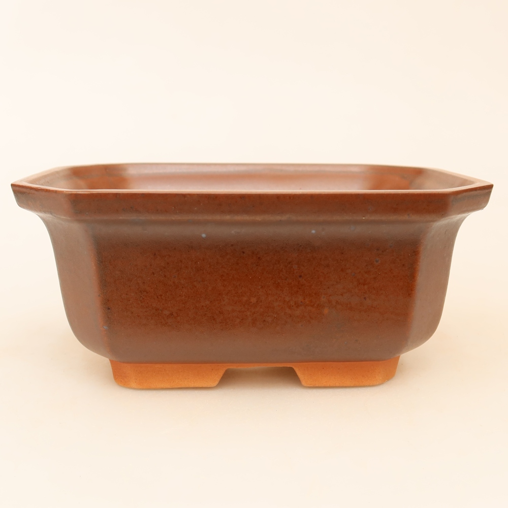 Ciotola in ceramica  15 x 12 x 7 cm, colore marrone