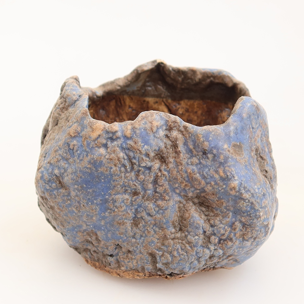 Guscio in ceramica  5 x 5 x 6 cm, colore blu