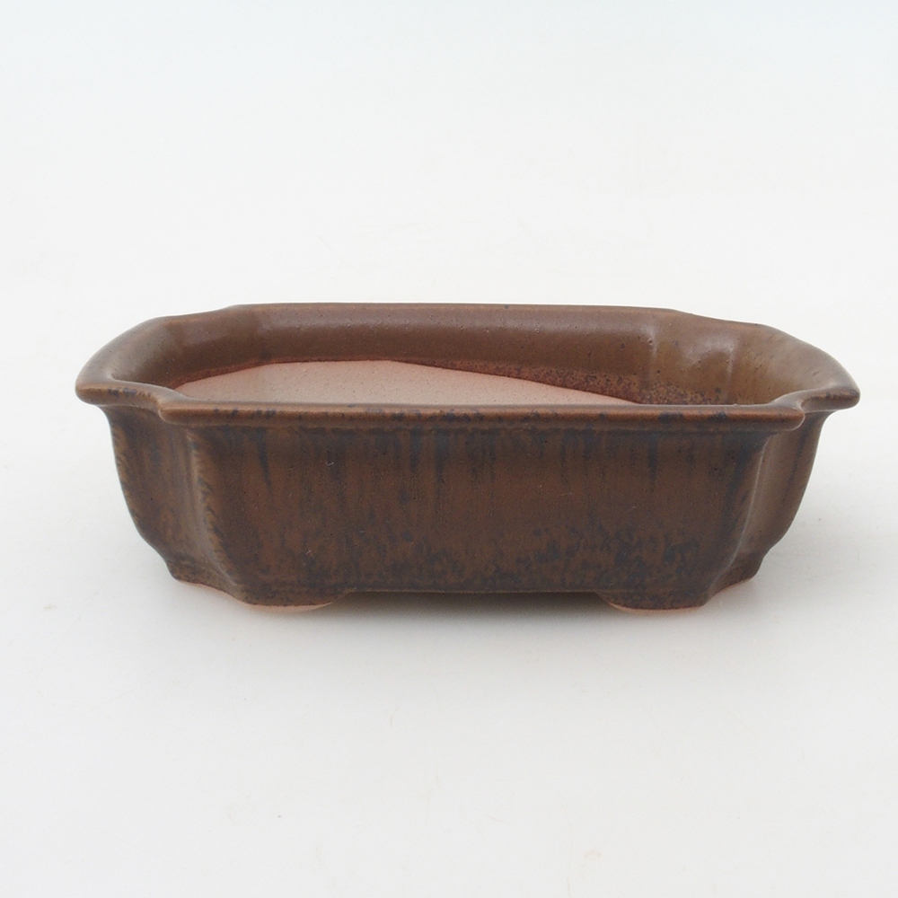 Ciotola per bonsai H03 - 16,5 x 12 x 4,5 cm - marrone