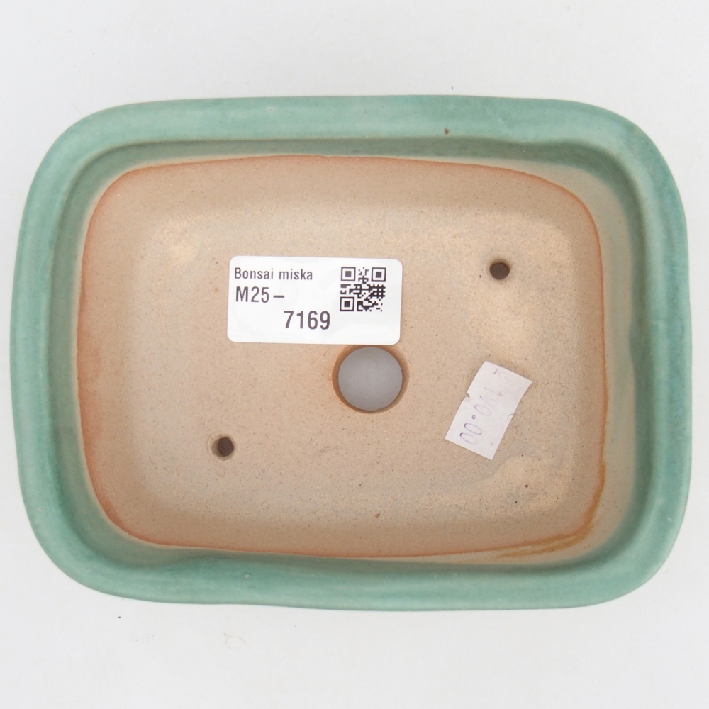 Ciotola bonsai in ceramica 26 x 26 x 8 cm, colore rosso