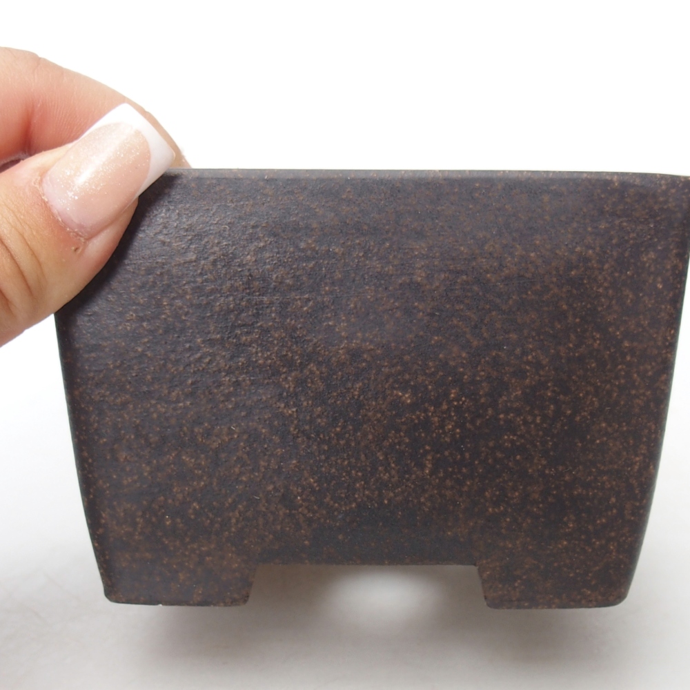 Ciotola 10 x 10 x 7 cm marrone ocra