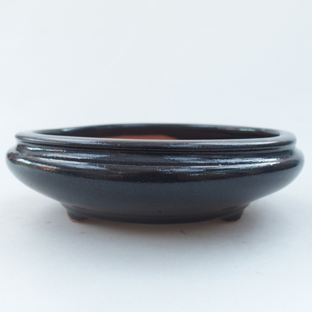 Ciotola bonsai in ceramica 26 x 26 x 8 cm, colore rosso