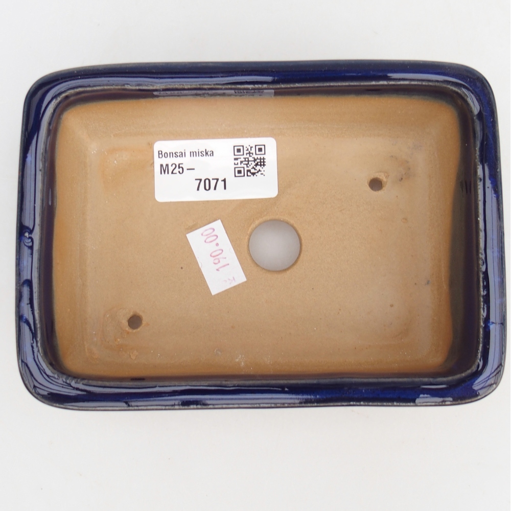 Ciotola bonsai in ceramica 26 x 26 x 8 cm, colore rosso