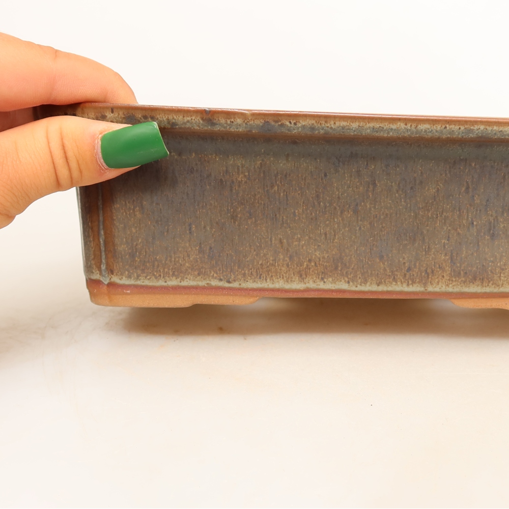 Ciotola in ceramica  20 x 15,5 x 5,5 cm, colore marrone